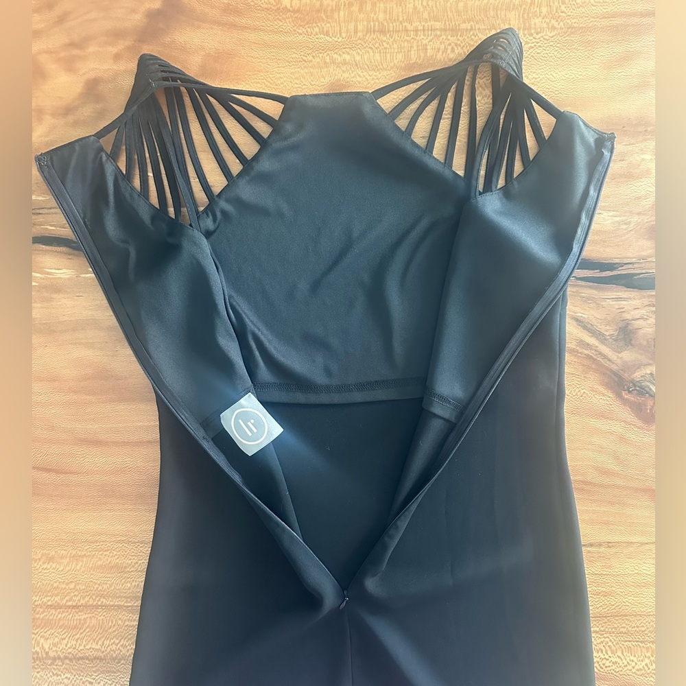 Mini Black Sheath Dress - Picture 9 of 9